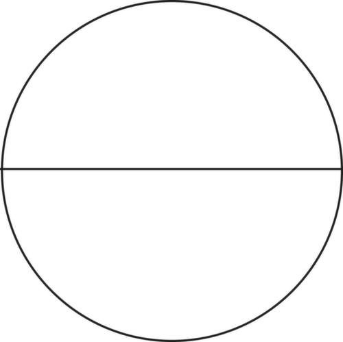 Multifunctionele tafel, Ø 1600 mm, plaat esdoorn