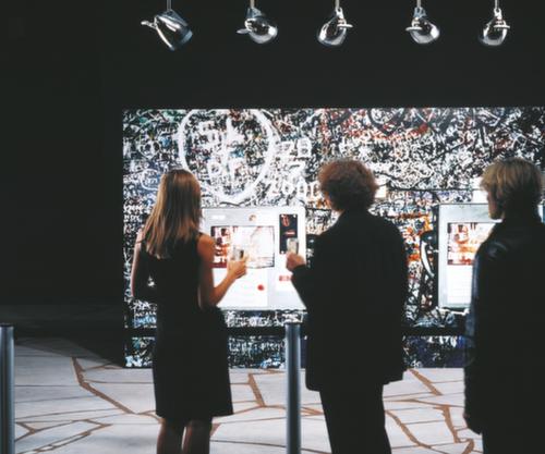 Afbakeningssysteem Pure, lengte afzetlint 2 m, paal zwart