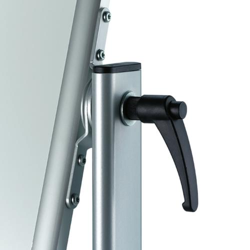 MAUL Mobiel draaibaar whiteboard MAULpro, hoogte x breedte 1950 x 1950 mm