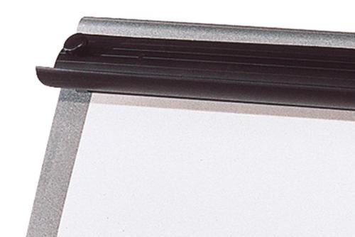 Franken verrijdbare flipover Pro Mobil met papierhouder, hoogte 1630 - 1950 mm