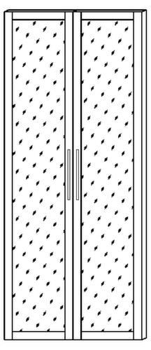 Dubbele openslaande deur Terra Nova voor kantoorstelling, hoogte x breedte 1880 x 800 mm