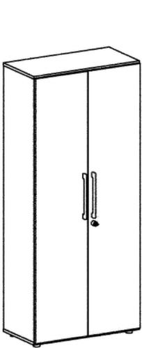 Gera Kast met openslaande deuren Milano, 6 ordnerhoogten, beuken/beuken