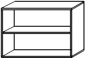 Gera Kantoorstelling Pro met achterwand, breedte 1000 mm, 2 OH