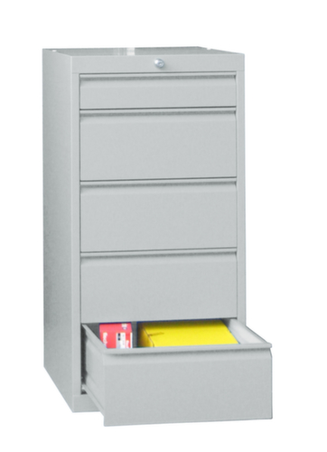 PAVOY Ladekast Basis Plus RAL7035, 5 lade(n), RAL7035 lichtgrijs/RAL7035 lichtgrijs