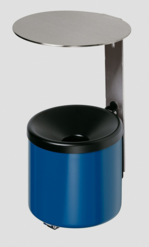 VAR Wandasbak WH 16 met overkapping, RAL5010 gentiaanblauw