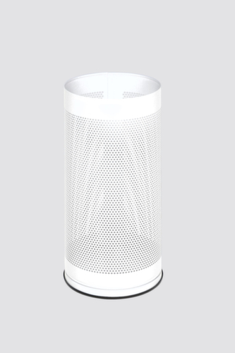 VAR Paraplubak met perforatie, hoogte x Ø 610 x 270 mm, RAL9016 verkeerswit