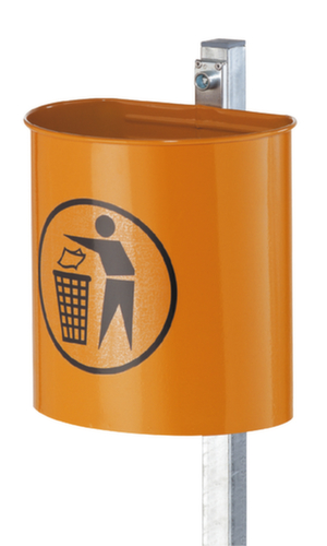 Sticker voor afvalbak