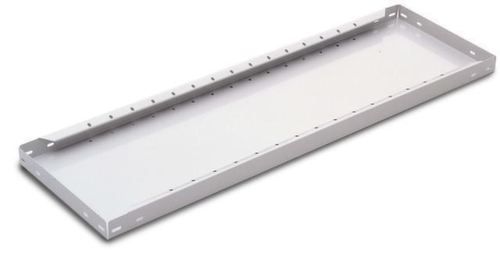 META Legbord voor magazijnstelling, breedte x diepte 1300 x 600 mm, RAL7035 lichtgrijs
