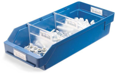 Dwarsverdeler voor stellingbak van polypropyleen