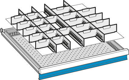 LISTA Indelingsmateriaal 717 mm