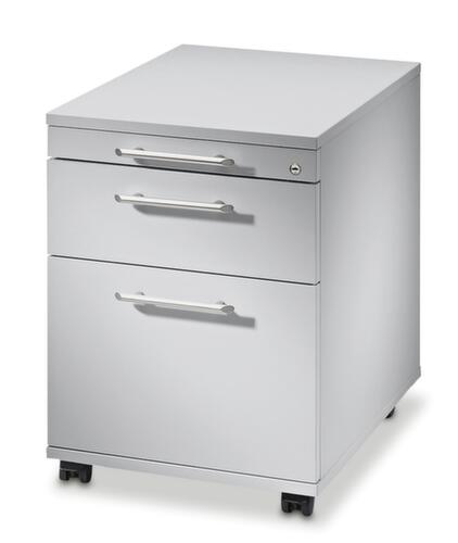 Rolcontainer Solid met HR uittrekbaar, 1 lade(n), wit/wit