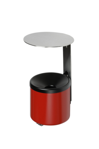 VAR Wandasbak WH 16 met overkapping, RAL3000 vuurrood