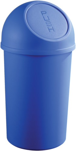 helit Push-afvalbak, 45 l, blauw