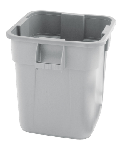 Rubbermaid Rechthoekige afvalverzamelbak BRUTE, 151 l, grijs