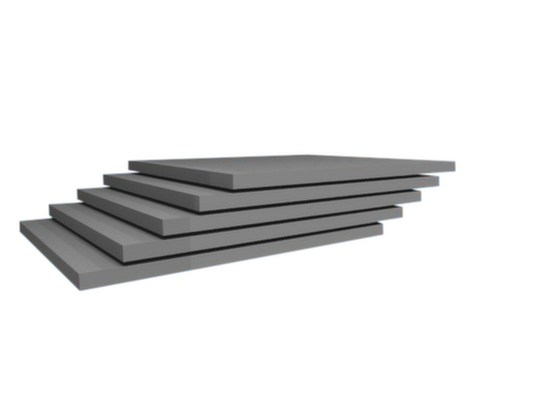 hofe Legbord voor magazijnstelling, breedte x diepte 1000 x 800 mm, met corrosiebeschermende zinklaag