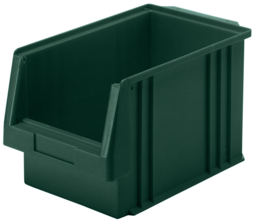 Stapelbare zichtbak Roll geschikt voor rollenbaan, groen, diepte 330 mm, polypropyleen