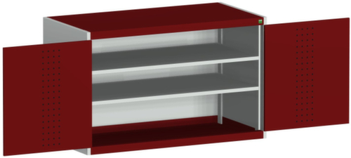 bott Kast met geperforeerde platen cubio, 2 legborden