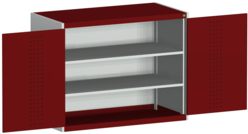 bott Kast met geperforeerde platen cubio, 2 legborden