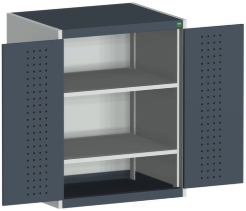 bott Kast met geperforeerde platen cubio, 2 legborden