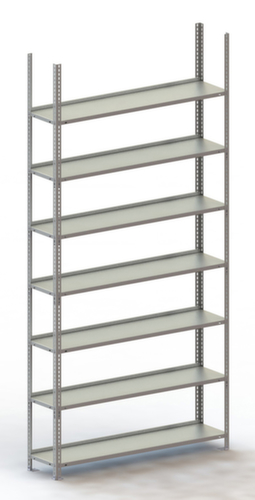 META Schroefstelling voor dossiers, 7 vloer, met corrosiebeschermende zinklaag
