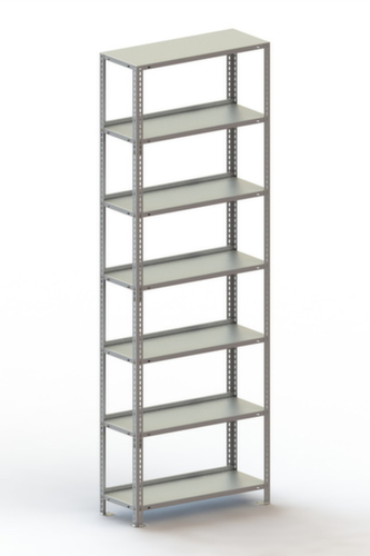 META Schroefstelling voor dossiers, 7 vloer, met corrosiebeschermende zinklaag
