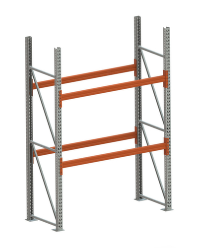 META Palletstelling MULTIPAL voor 3 pallets, 1825 mm breed, 3 opslagniveaus