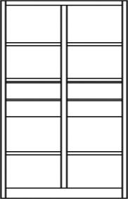 C+P Systeemkast ERGO, breedte 1200 mm