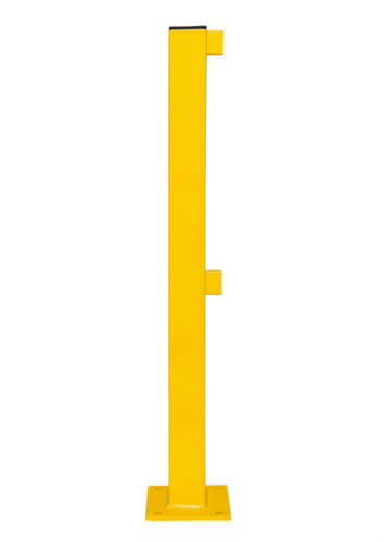 Moravia Aanrijdbeveiligingssysteem BLACK BULL S-Line, paal, hoogte x breedte 1000 x 70 mm
