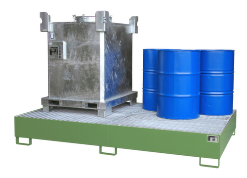 Bauer Opvangbak voor IBC, voor 2 x IBC