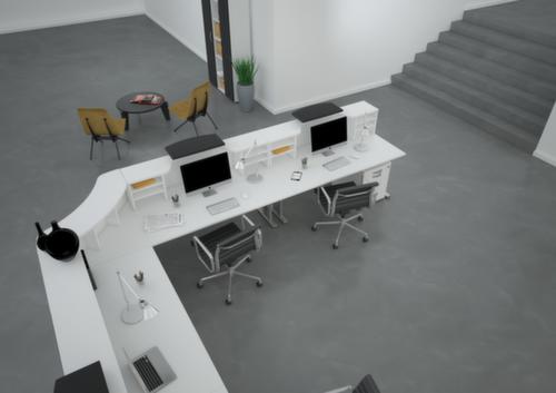 Voorbouwbalie met zijvakken + monitoruitsparing