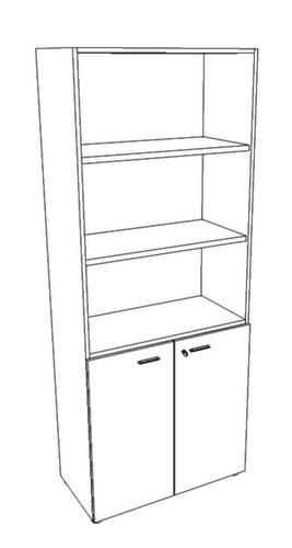 Quadrifoglio Combikast T45 met 5 ordnerhoogtes