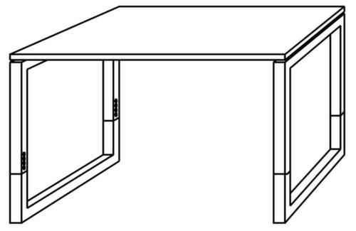 In hoogte verstelbaar bureau