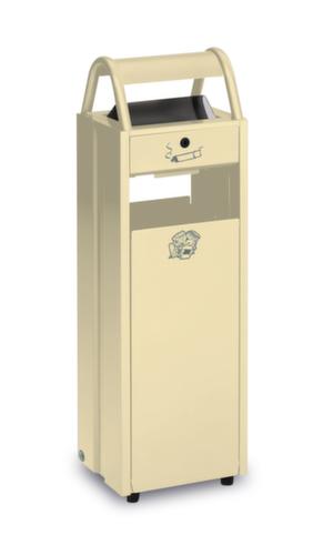 VAR Combi-asbak met 2 inworpopeningen, ivoor