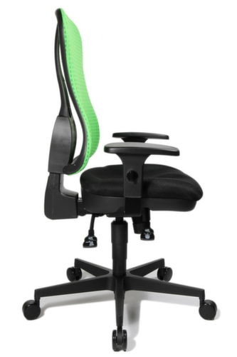 Topstar Bureaustoel HEAD POINT SY, rugleuning met netbekleding, zwart