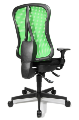 Topstar Bureaustoel HEAD POINT SY, rugleuning met netbekleding, zwart