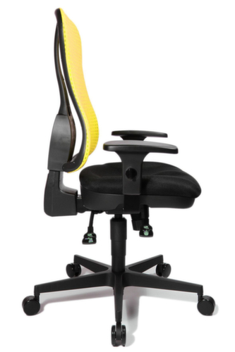 Topstar Bureaustoel HEAD POINT SY, rugleuning met netbekleding, zwart