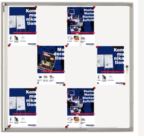 Franken Wandvitrine X-tra!Line® voor binnenshuis