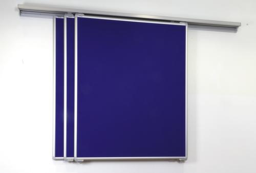 Franken prikbord voor wandrailsysteem