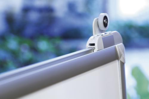 Franken whiteboard voor wandrailsysteem, hoogte x breedte 1000 x 2000 mm