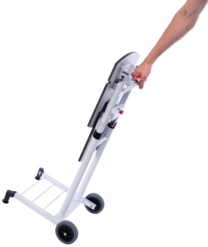 Franken Projectiewagen Travel, hoogte 850 - 1250 mm, wit