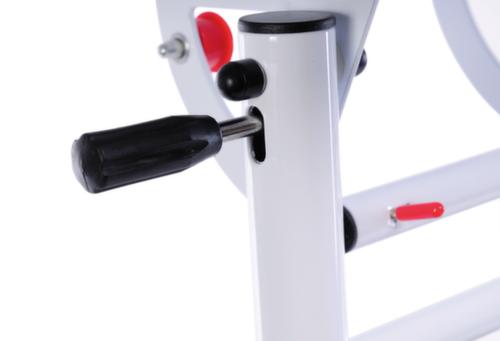 Franken Projectiewagen Travel, hoogte 850 - 1250 mm, wit