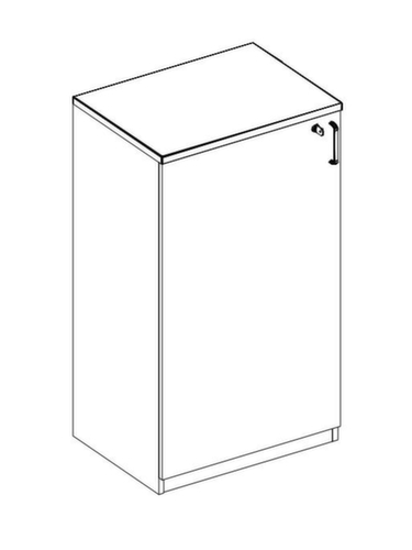 Nowy Styl Kast met openslaande deuren E10, 5 ordnerhoogten