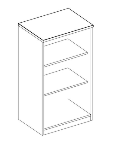 Nowy Styl Kantoorstelling E10, breedte 600 mm, 1,5 OH