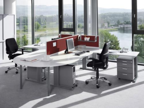 Nowy Styl Opzetpaneel E10 voor bureau, breedte 1600 mm
