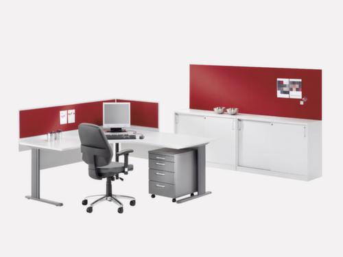 Nowy Styl Opzetpaneel E10 voor bureau, breedte 1600 mm