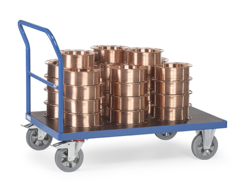 fetra Duwbeugelwagen SUPER-MULTIVARIO met anti-slip laadvlak, draagvermogen 1200 kg, laadvlak lengte x breedte 1000 x 700 mm