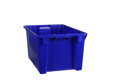 Draaistapelbak, blauw, inhoud 50 l