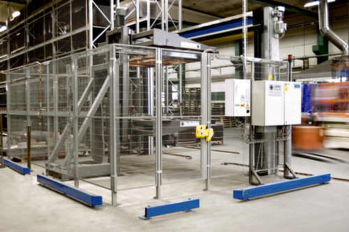 TROAX Openslaande deur voor machine-veiligheidshek, hoogte x breedte 1400 x 800 mm