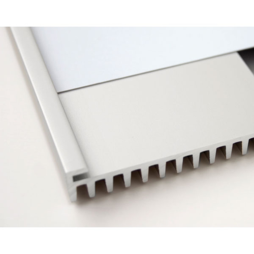 Muurbord ALUMINO van acrylglas, staand/liggend formaat 425