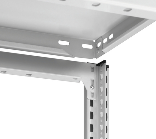 hofe Traversestelling in standaard uitvoering, hoogte x breedte x diepte 2500 x 1010 x 435 mm, 6 legborden